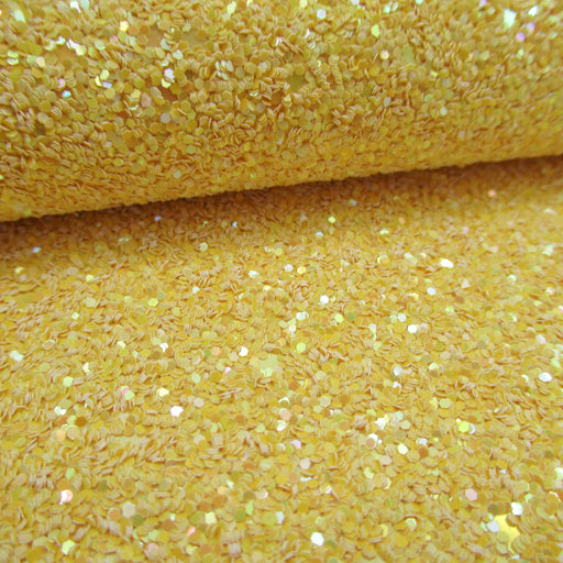 Roll of gold glittery paper