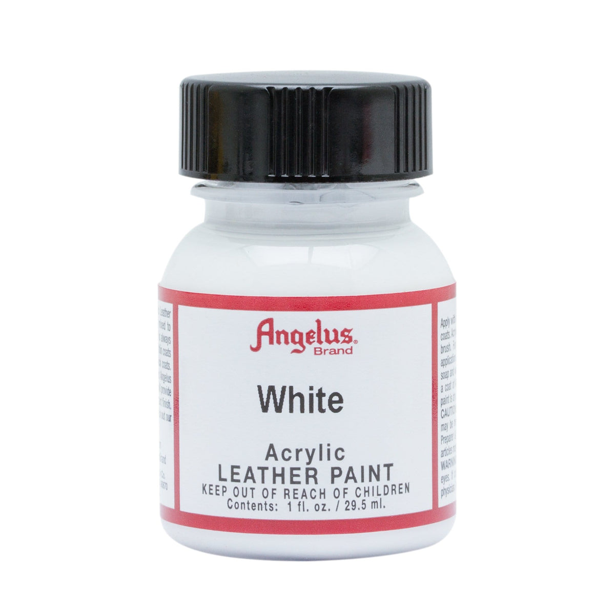 Angelus Acrylic Leather Paint, 4 Fl Oz (Pack of 1), White