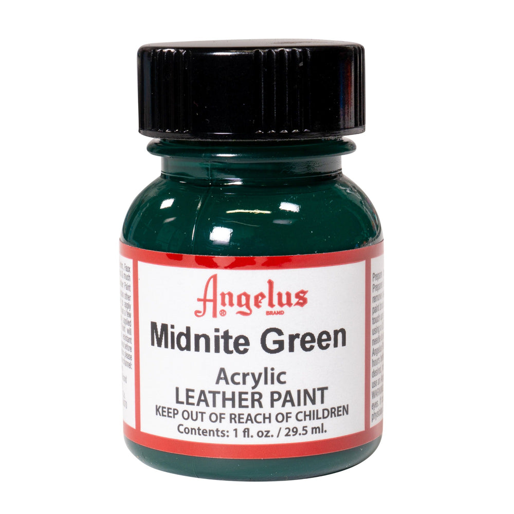 Angelus Midnite Green Acrylic Leather Paint