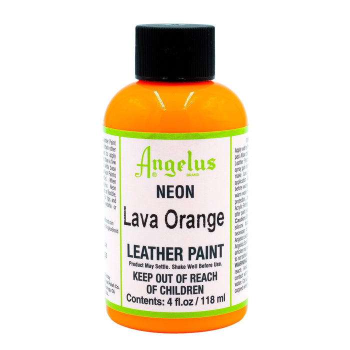 Angelus Lava Orange Neon Acrylic  Leather Paint