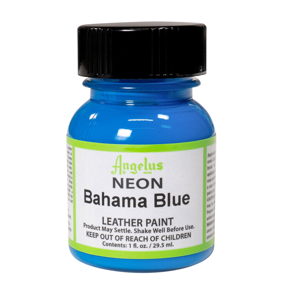 Angelus Bahama Blue Neon Acrylic Leather Paint