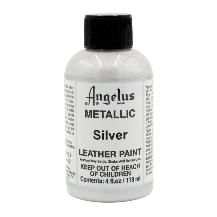 Angelus Silver Acrylic Leather Paint