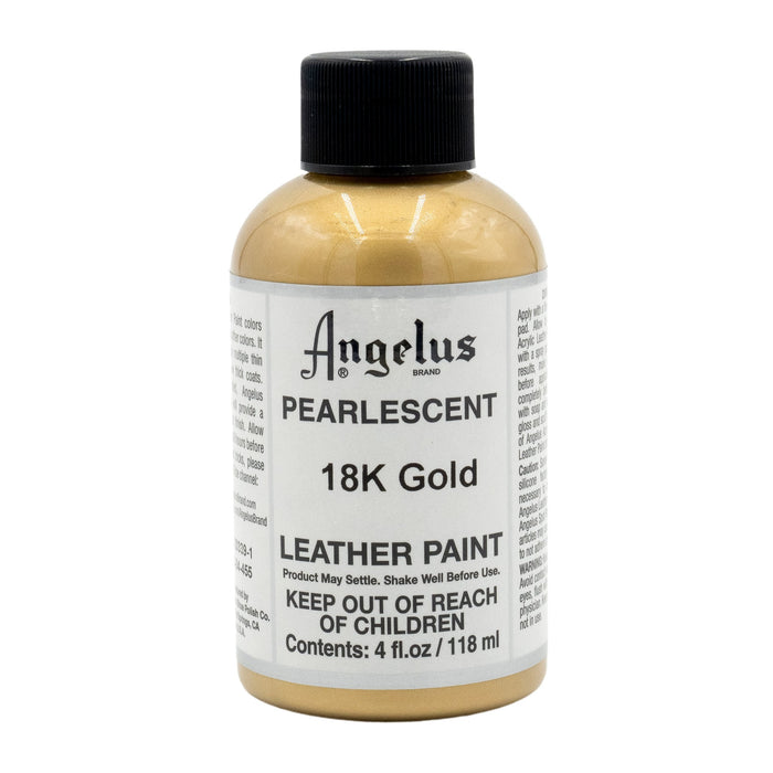 Angelus Pearlescent Leather Paint 18K Gold
