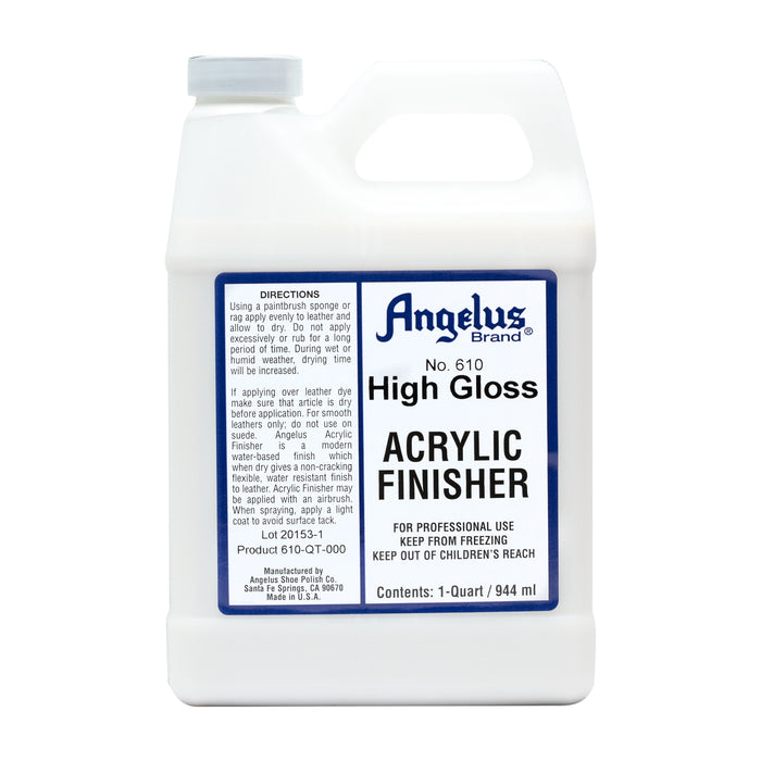 Angelus Finisher 29.5ml - Satin, Gloss, Matte Acrylic Finish for Leather  Paint