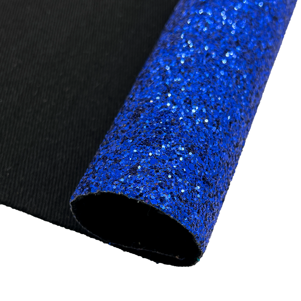 Frogjelly Leather Glitter Fabric Sheet - Navy