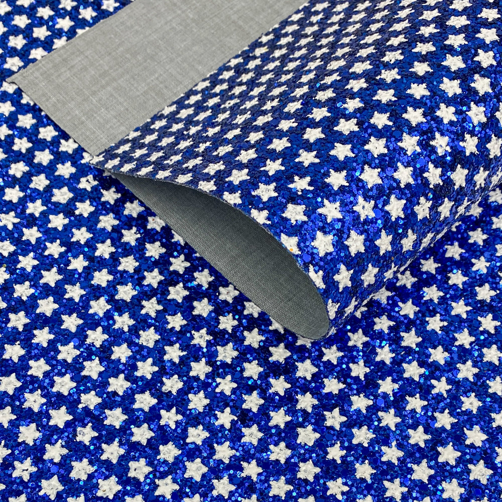 Glitter fabric faux leather sheet