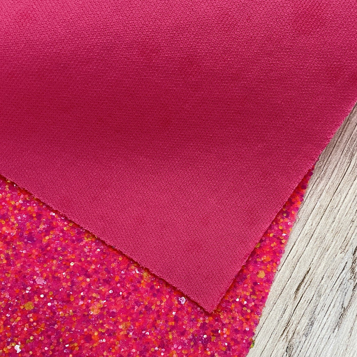 Glitter fabric faux leather sheet