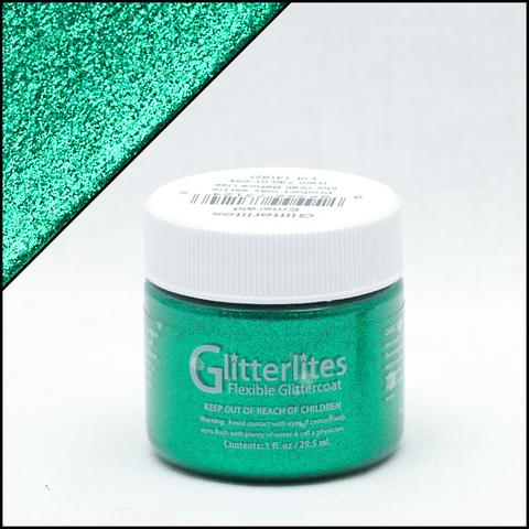 Angelus Glitterlites Paint - Emerald Green