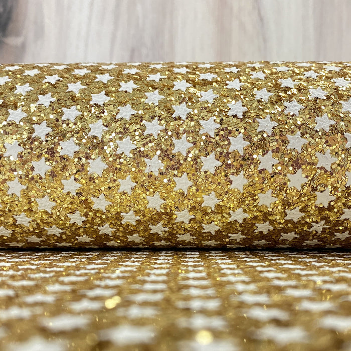 Gold Glitter Fabric