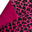 Hot Pink Leopard Hair-On Panel