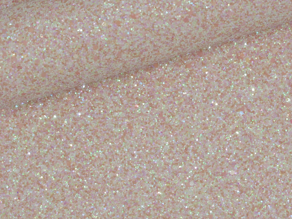 Pink Sea Urchin Glitter Faux Leather Sheet