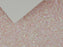 Pink Sea Urchin Glitter Faux Leather Sheet