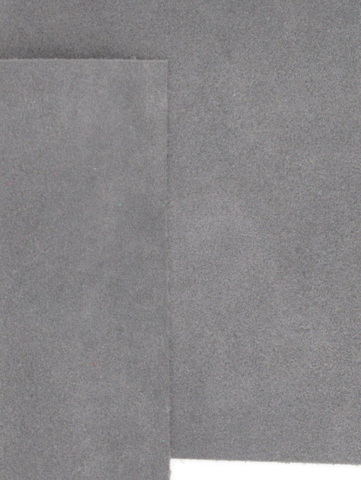 Light Gray Italian Suede Leather Panels