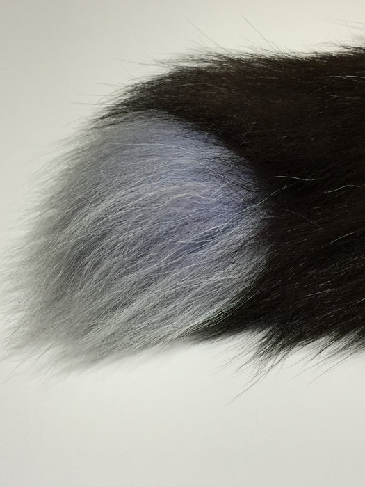 Fox Tail - Black & Silver