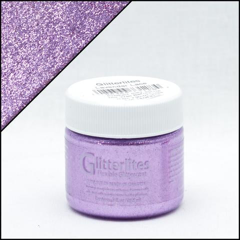 Angelus Glitterlites Paint - Lavender Lace