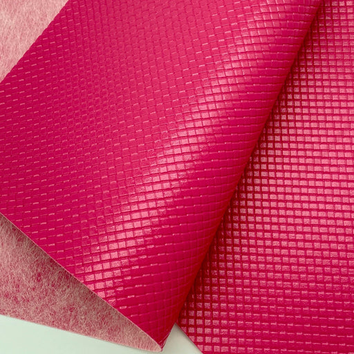 Magenta Faux Leather Sheet