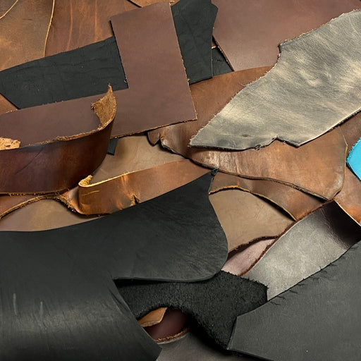 Scrap Leather Pieces - 10oz