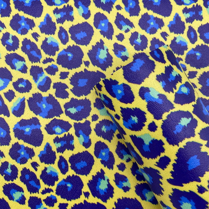 Leopard Printed Faux Leather Sheet