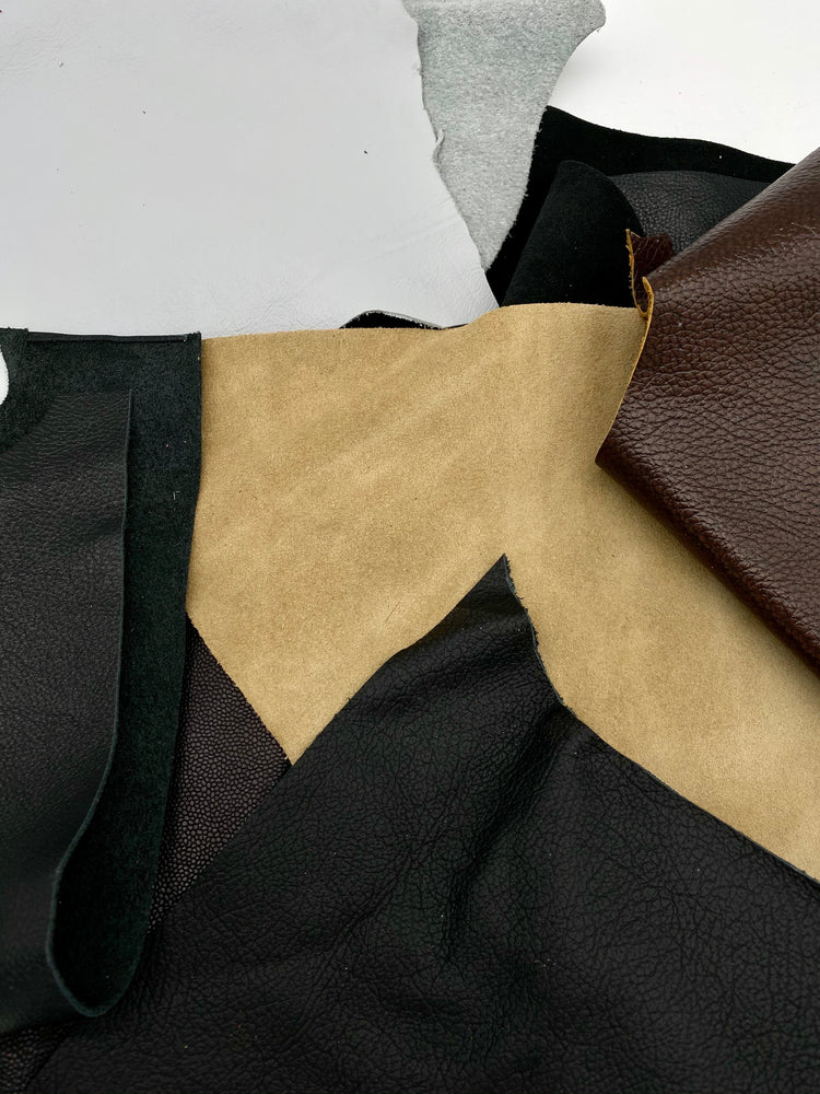 Variety Leather Scrap Bag - 1lb