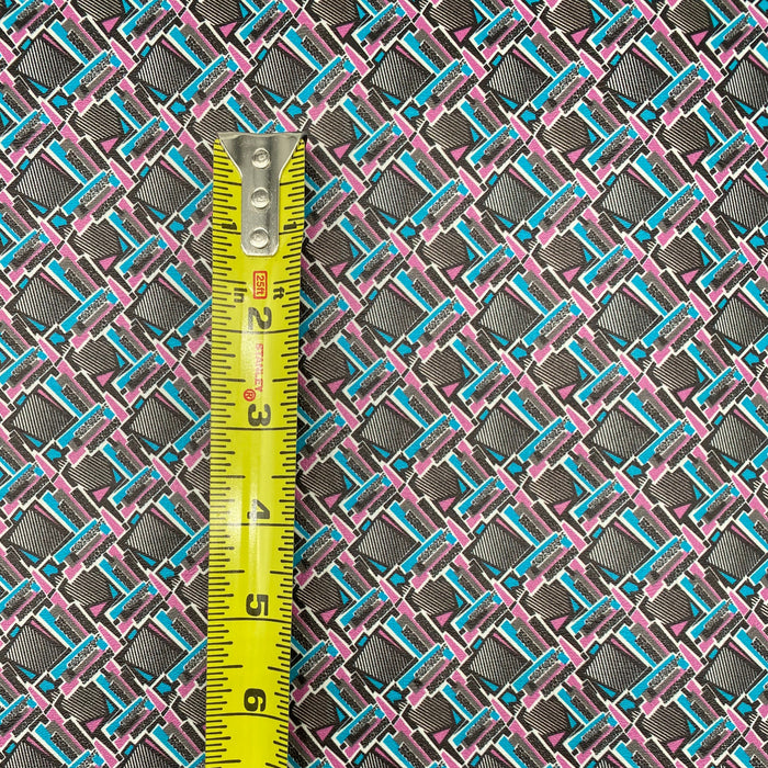 Geometric Printed Marine Vinyl Faux Leather