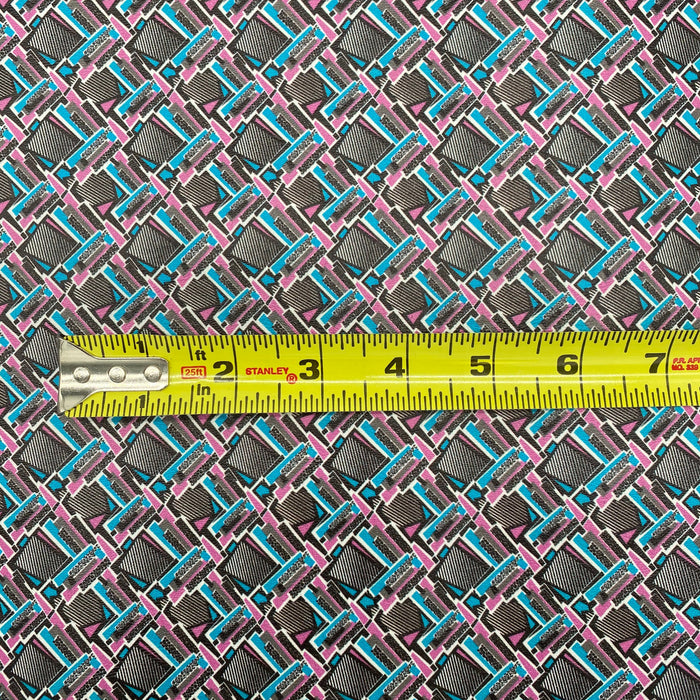 Geometric Printed Marine Vinyl Faux Leather