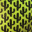 Saguaro Cactus Lime Green Printed Marine Vinyl Faux Leather
