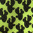 Lime Green Cactus Printed Marine Vinyl Faux Leather