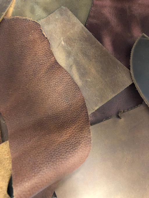 Oil Tanned Leather Scrap