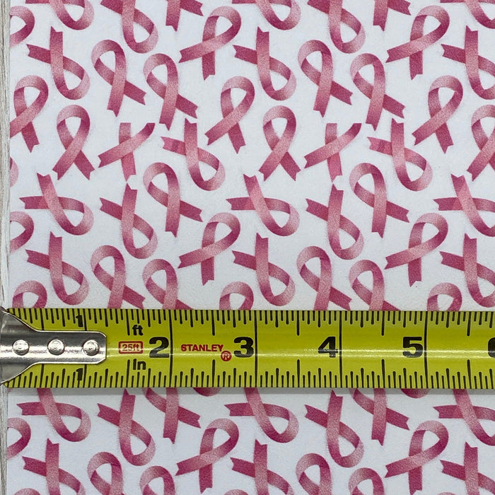 Pink Ribbon - Printed Marine Vinyl