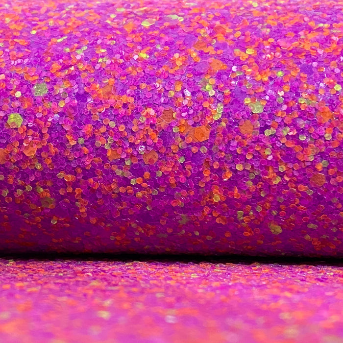 Purple Glitter Fabric Sheet