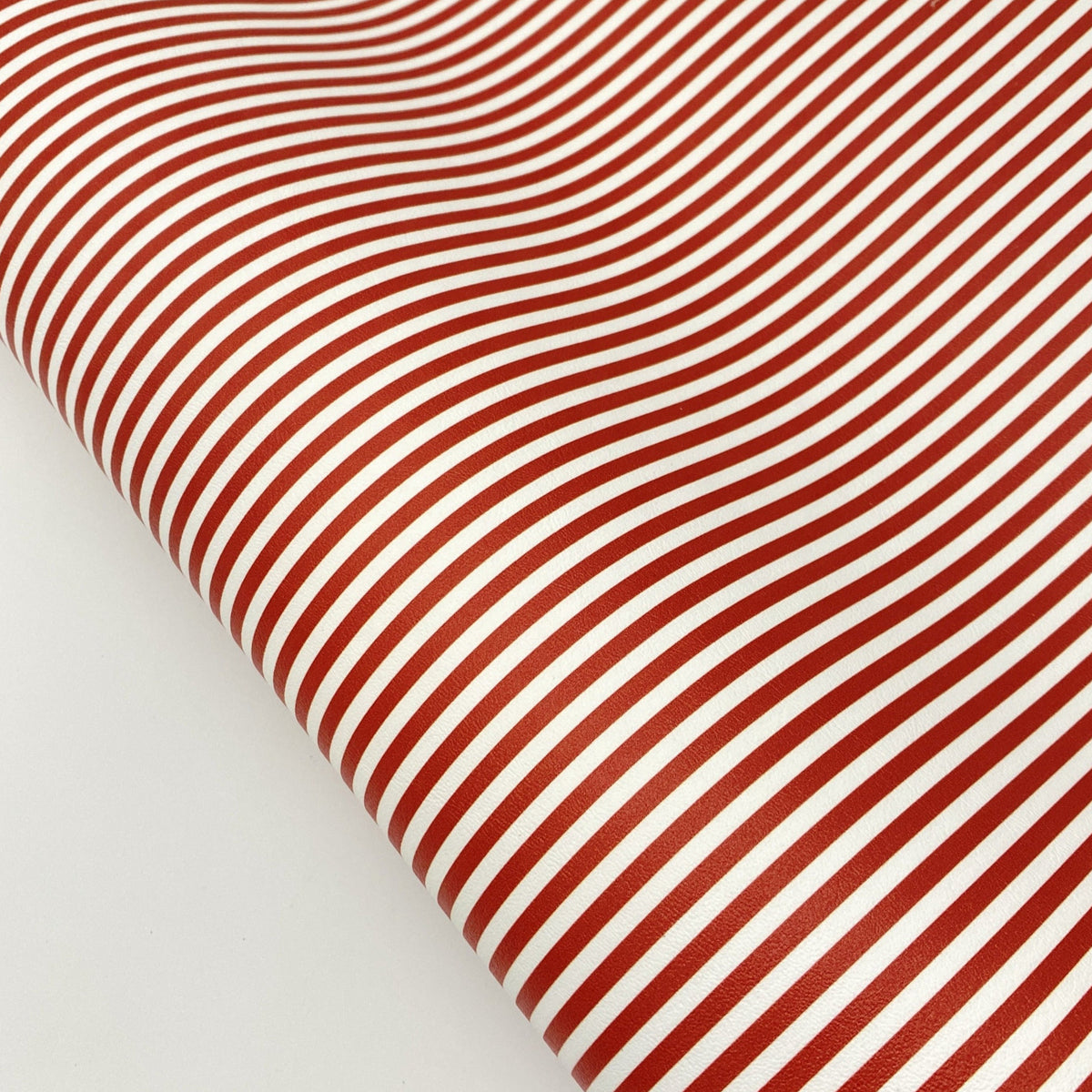Red & White Thin Stripes
