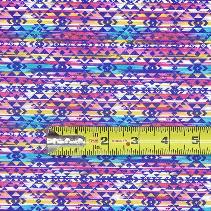 Watercolor Aztec - Printed Marine Vinyl