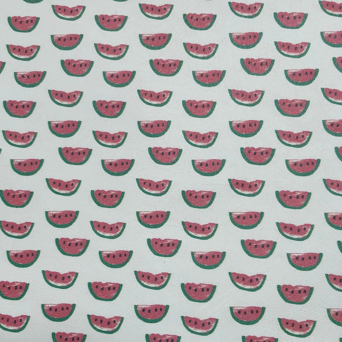 Watermelon Printed Leather