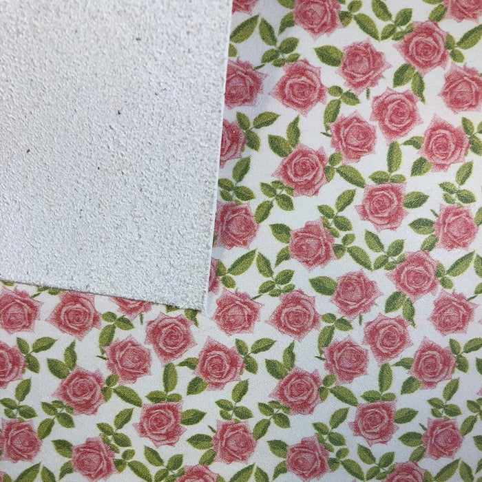 Petite Roses Printed Leather