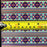 Chinle Pattern - Turquoise and Hot Pink Aztec Printed Leather