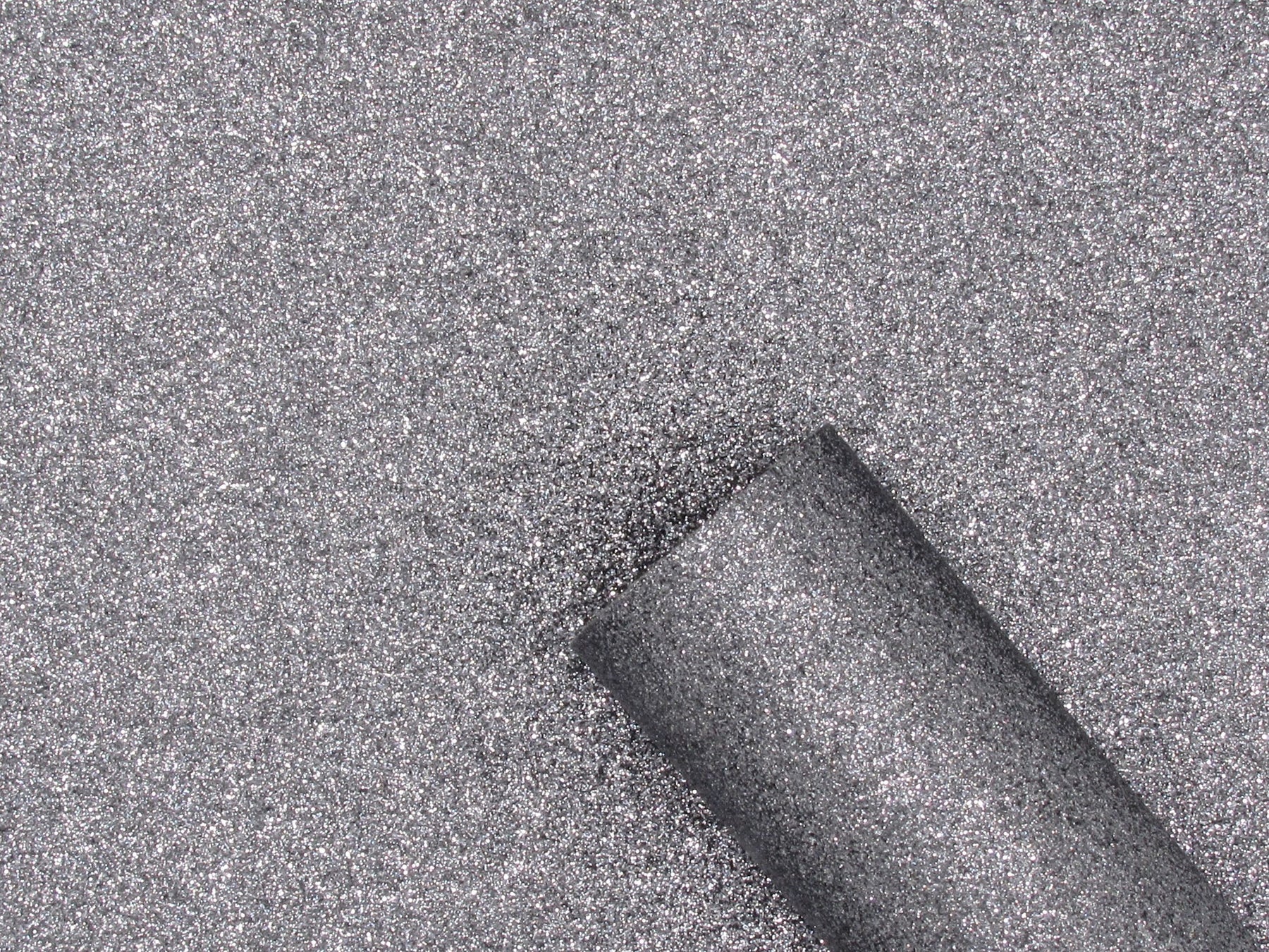 Pewter Extra Fine Glitter Faux Leather Sheet