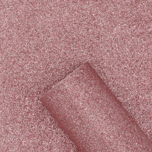 Carnation Extra Fine Glitter Faux Leather Sheet