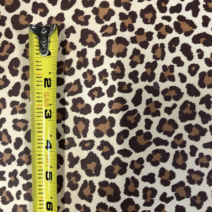 Leopard Printed Cowhide Leather