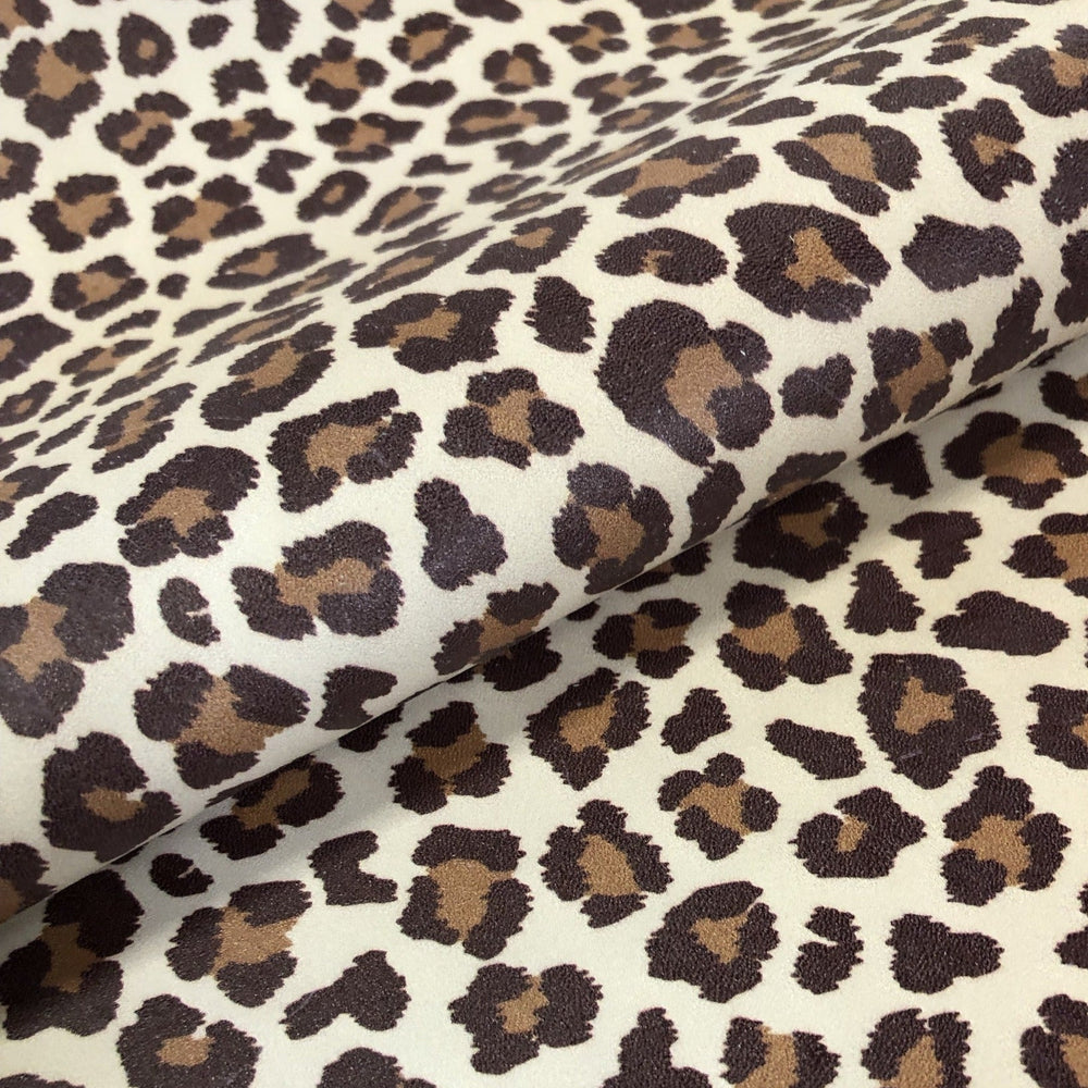 Leopard Printed Cowhide Leather