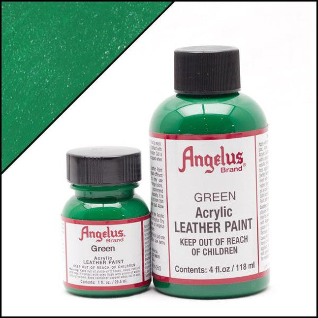 Angelus Green Acrylic Leather Paint